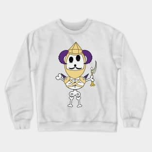 Cute skeletons doodle style Crewneck Sweatshirt